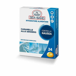 Consulteam - P6 Nausea Control Caramelle Anti Nausea Viaggio Allo Zenzero 24 Pezzi