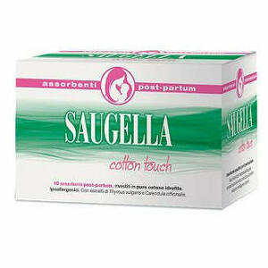  - Saugella Cotton Touch Assorbenti Postpartum 10 Pezzi