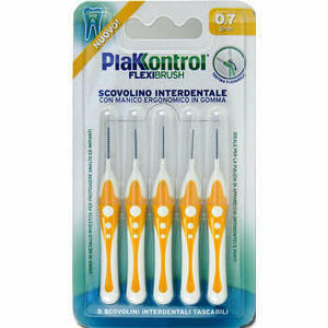  - Plakkontrol Scovolino Interdentale Flexi Brush07 Blister 5 Pezzi