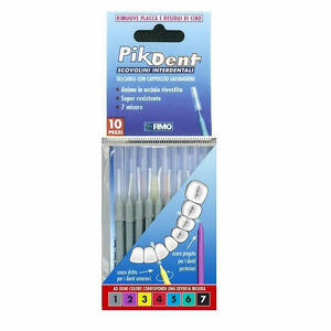  - Pikdent Stuzzicolino 1 Grigio 10 Pezzi