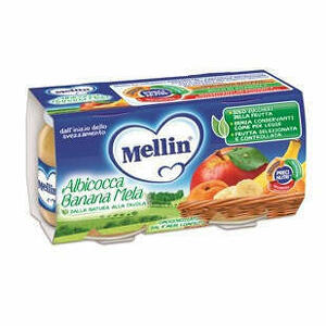  - Mellin Omogeneizzato Albicocca Banana Mela 100 G 2 Pezzi