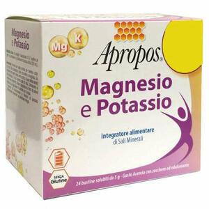 Apropos - Apropos Magnesio Potassio 24 Bustine Gusto Arancia