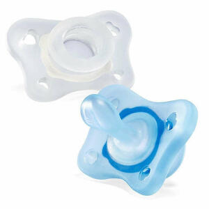  - Chicco Gommottino Boy Silicone 0-2 Mesi 2 Pezzi Ita C