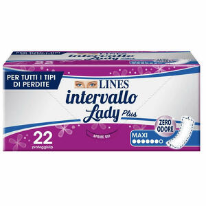  - Proteggislip Lines Intervallo Lady Plus Maxi 22 Pezzi