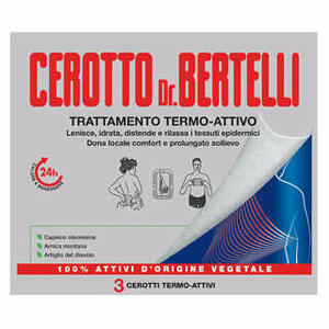  - Dr Bertelli Cerotto Termo-attivo 3 Pezzi