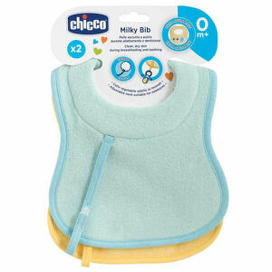  - Chicco Bavagline 0m+ 2pz Azzurro