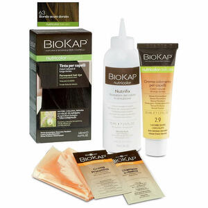  - Biokap Nutricolor Delicicato 6,30 Biondo Scuro Dorato Tinta Tubo + Flacone