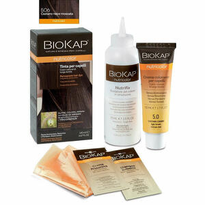  - Biokap Nutricolor 5,06 Castano Noce Moscata Tinta Tubo + Flacone