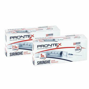  - Siringa Prontex 5ml Ago Ind 10 Pezzi