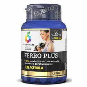 Optima Naturals - Colours Of Life Ferro Plus 60 Compresse 1000mg