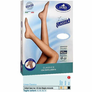 Desa Pharma - Sauber Collant Open Toe Maglia Microrete 140 Den Colore Medio Taglia 2 Linea Classica