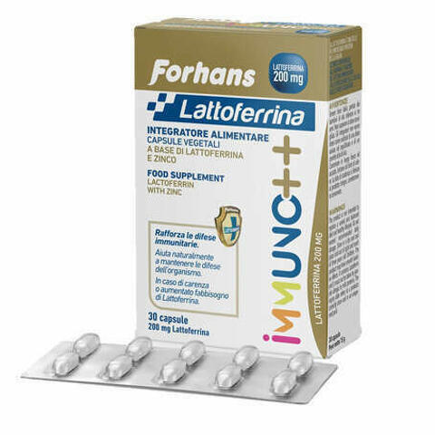 Forhans Lattoferrina Immuno++ 200mg Lattoferrina 30 Capsule