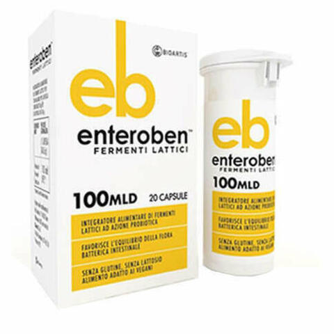 Enteroben 100mld 20 Capsule Vegetali