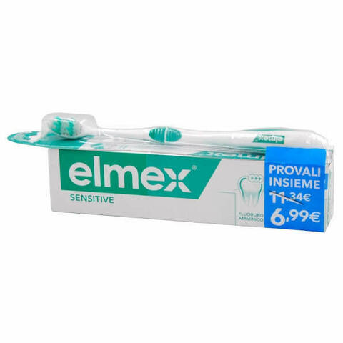 Elmex Dentifricio Sensitive 100ml + Spazzolino Elmex Sensitive