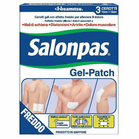 Salonpas Gel Patch 3 Cerotti 14x10cm