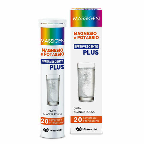 Massigen Magnesio Potassio Plus 20 Compresse Effervescenti