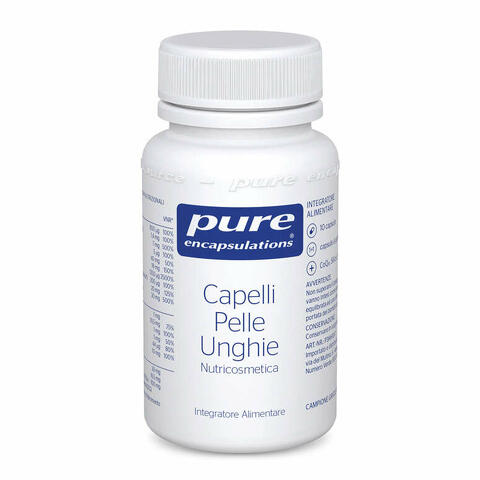 Pure encapsulations capelli pelle unghie 30 capsule