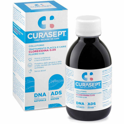 Curasept Collutorioorio 0,05 Ads + Dna 200ml