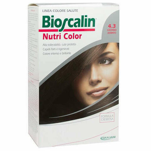 Bioscalin Nutri Color 4,3 Castano Dorato Sincrob 124ml