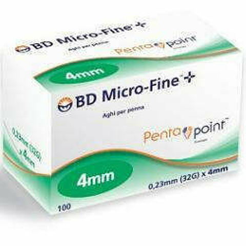 Ago Per Penna Da Insulina Bd Microfine Pentapoint Gauge 32 4 Mm 100 Pezzi