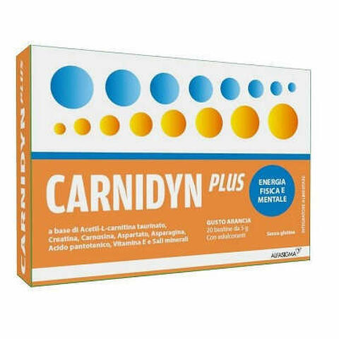 Carnidyn Plus 20 Bustineine Da 5 G Gusto Arancia