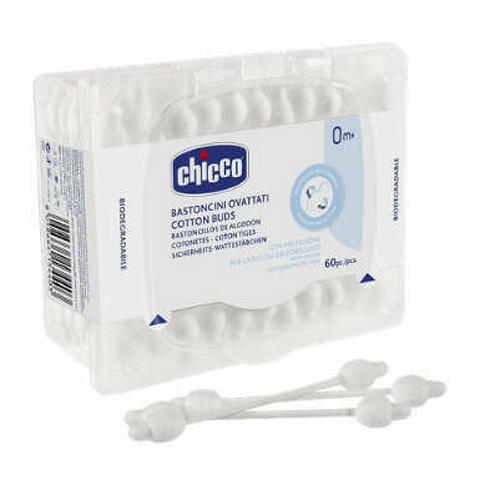 Chicco Bastoncini Cotonati 60 Pezzi