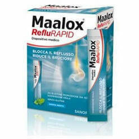 Sospensione Orale Maalox Reflurapid 20 Bustineine Monodose Da 10ml