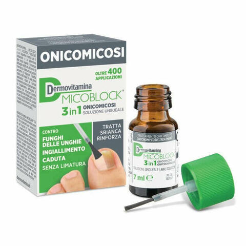 Dermovitamina Micoblock 3 In 1 Onicomicosi Soluzione Ungueale 7ml