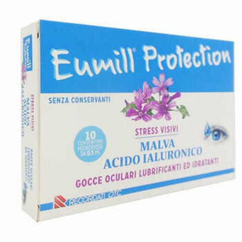 Eumill Protection Gocce Oculari 10 Flaconcini Monodose 0,5ml