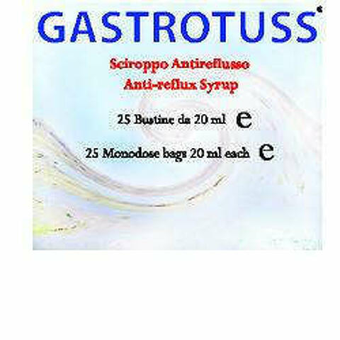Gastrotuss Sciroppo Antireflusso 25 Bustineine Monodose 20ml