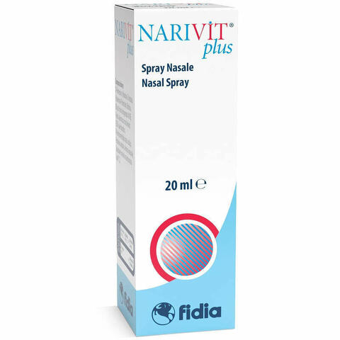 Narivit Plus Spray Nasale 20ml Con Acido Ialuronico Cross-linkato D-pantenolo Biotina Vitamina E Vitamina E