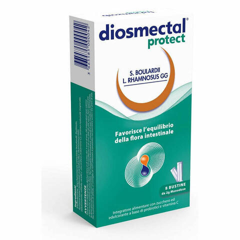 Diosmectal Protect 8 Bustineine Orosolubili 2 G