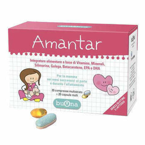 Amantar 20 Compresse Da 1,6 G + 20 Capsule Da 0,637 G