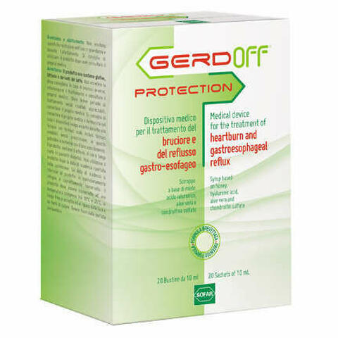 Gerdoff Protection Sciroppo 20 Bustinee 10ml