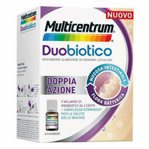 Multicentrum Flora Intestinale Boost Probiotici 16 Flaconcini