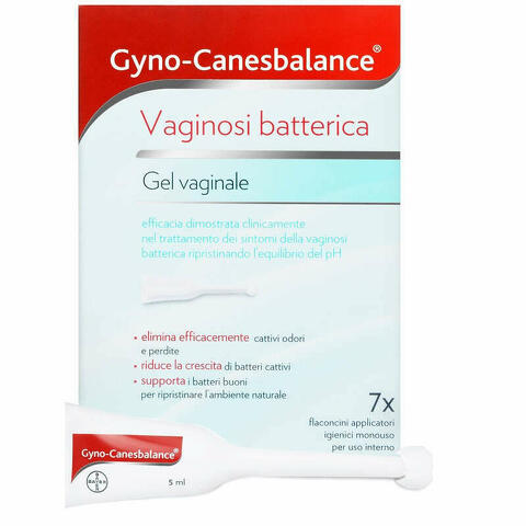 Gynocanesbalance Gel Vaginale 7 Flaconcini Monouso 5ml