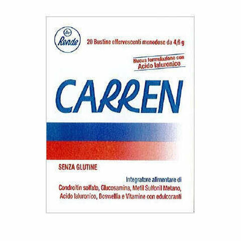 Carren 20 Bustineine Effervescenti Monodose Da 4,6 G L'una