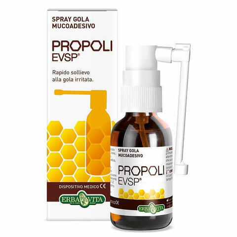 Propoli Evsp Spray Gola Mucoadesivo Senza Alcol 20ml