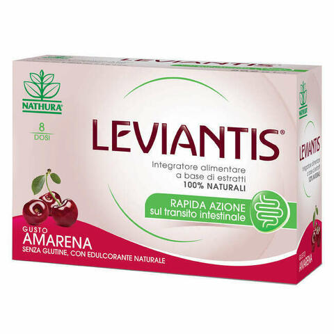 Leviantis Senza Glutine Gusto Amarena 8 Dosi / 16 Bustinee