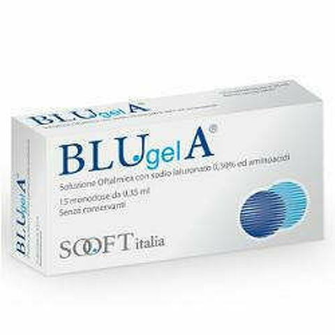 Blu Gel A Monodose Gocce Oculari 15 Contenitori Monodose