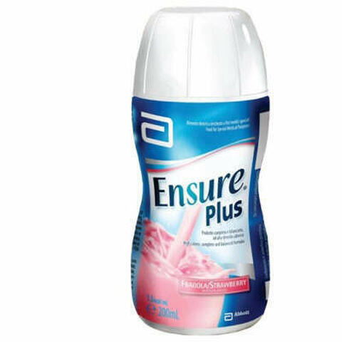 Ensure Plus Fragola 4 Bottigle Da 200ml
