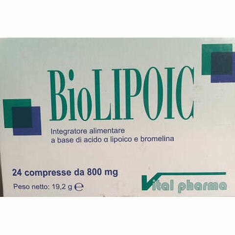 Biolipoic 24 Compresse Blister 19,2 G