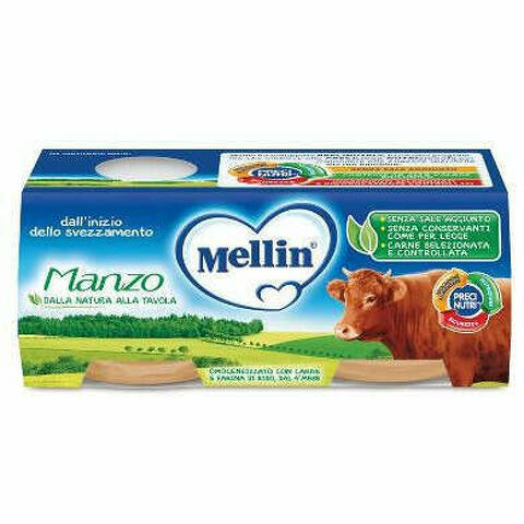 Mellin Omogeneizzato Manzo 2 X 80 G