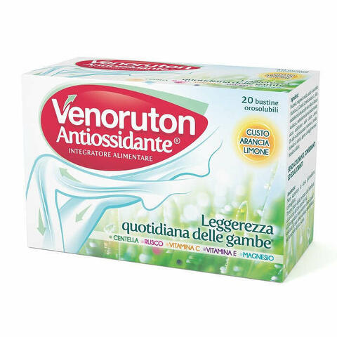 Venoruton Antiossidante 20 Bustineine Orosolubili Monodose