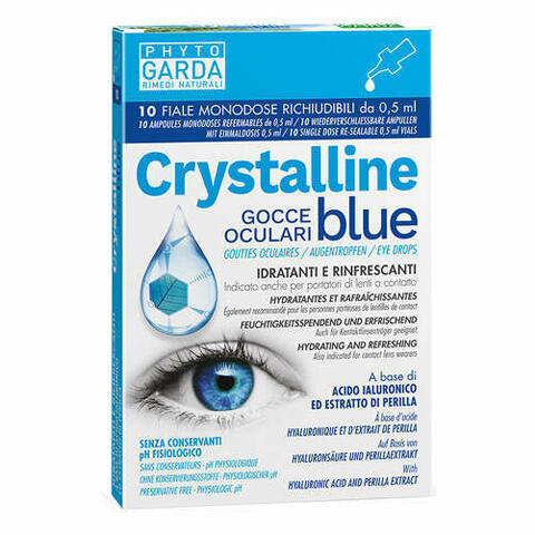 Crystalline Blue Gocce Oculari Monodose 10 Fiale 0,5ml
