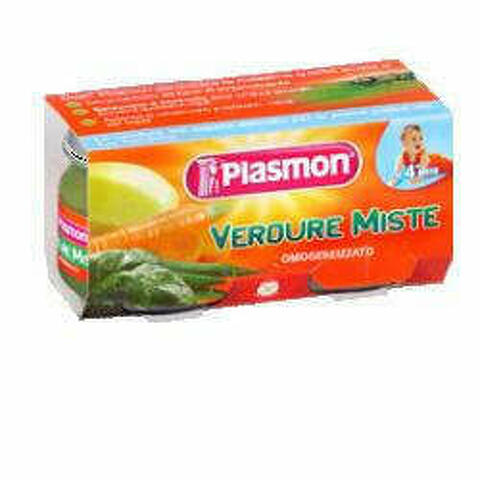 Plasmon Omogeneizzato Verdure Miste 80 G X 2 Pezzi