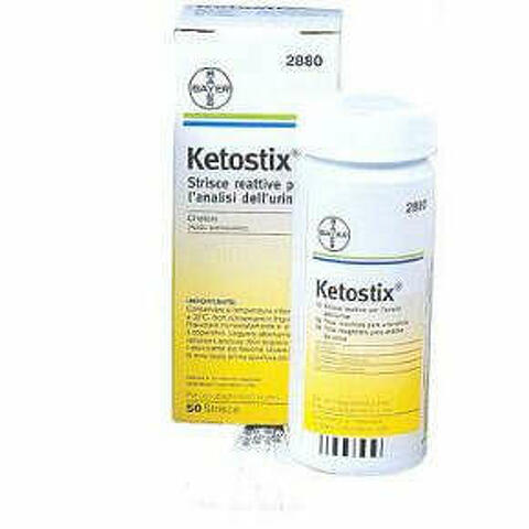 Strisce Misurazione Chetonuria Ketostix 50 Pezzi