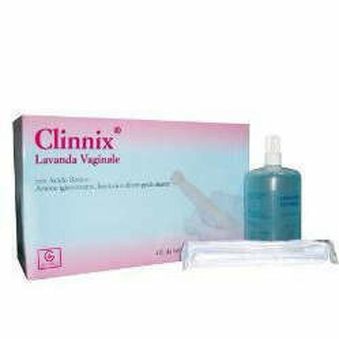 Clinnix Lavanda Vaginale 4 Flaconi 140ml + 4 Cannule Vaginali Monouso In Blister