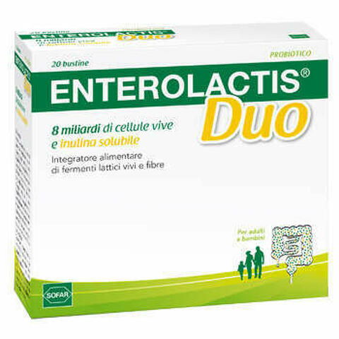 Enterolactis Duo Polvere Orale 20 Bustineine