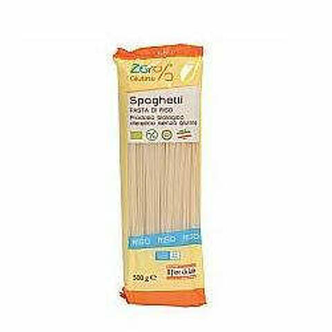 Zero% Glutine Pasta Riso Spaghetti Senza Glutine Bio 500 G